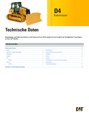 Bulldozers Caterpillar D4 XL