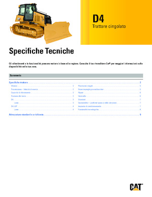 Bulldozers Caterpillar D4 XL