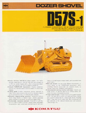 Bulldozers Komatsu D57S-1