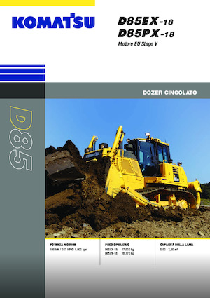 Bulldozers Komatsu D85PX-18E0
