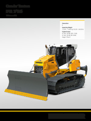 Bulldozers Liebherr PR 716 XL G8.0