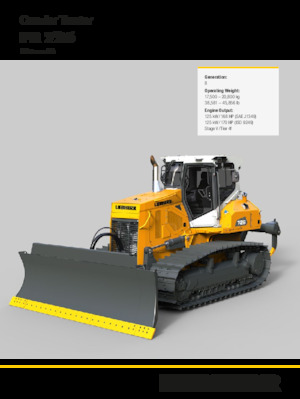 Bulldozers Liebherr PR 726 Litronic