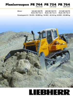 Bulldozers Liebherr PR 764 Litronic 
