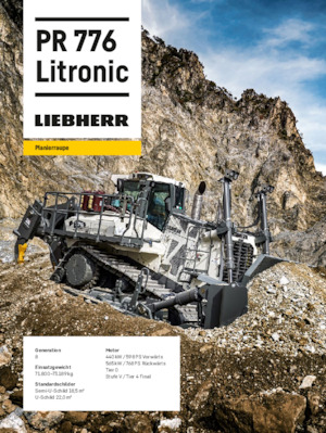 Bulldozers Liebherr PR 776 Litronic 