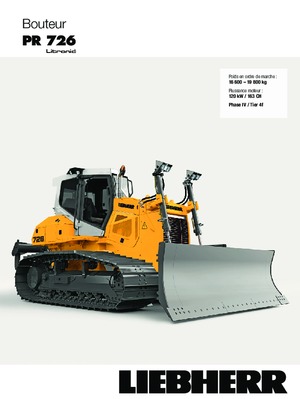 Bulldozers Liebherr PR 726 XL