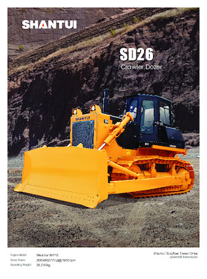 Bulldozers Shantui SD26 