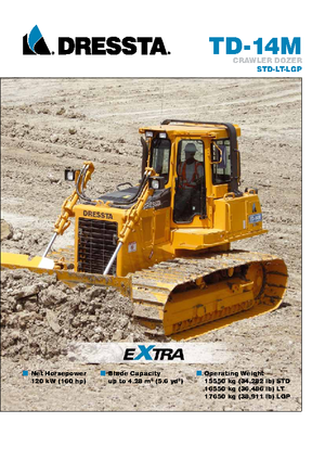 Bulldozers Dressta TD 14 M Extra