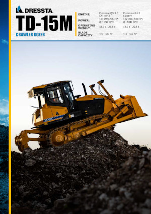 Bulldozers Dressta TD 15M