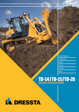 Bulldozers Dressta TD-15R Extra STD 