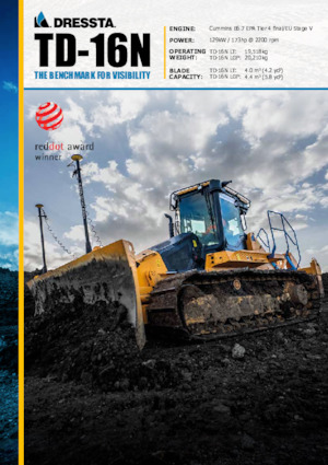 Bulldozers Dressta TD 16N LT 