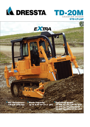 Bulldozers Dressta TD 20 M LGP Extra