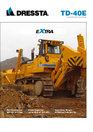 Bulldozers Dressta TD 40 E Extra