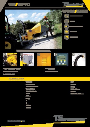 Déchiqueteuses de bois TS-Industrie 10 PTO