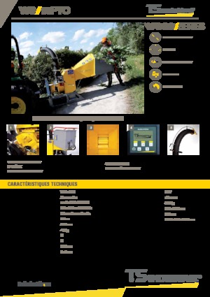 Déchiqueteuses de bois TS-Industrie 10 PTO