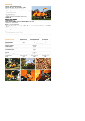 Déchiqueteuses de bois Jensen A.540 R