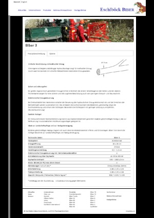 Déchiqueteuses de bois Eschlböck Biber 3