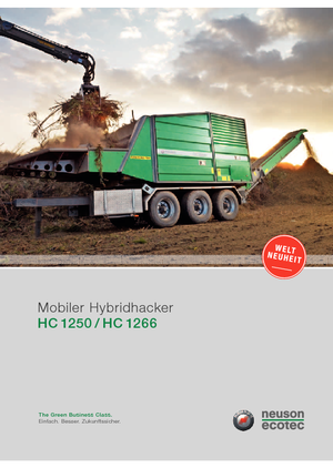 Déchiqueteuses de bois Neuson-Ecotec CH 1266