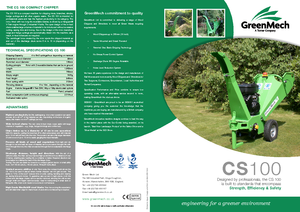 Déchiqueteuses de bois Green Mech CS 100-14 PS