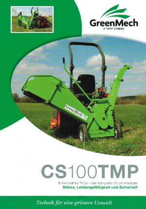 Déchiqueteuses de bois Green Mech CS 100 TMP