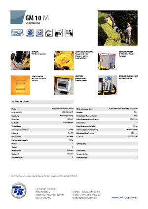 Déchiqueteuses de bois TS-Industrie GM 10 M