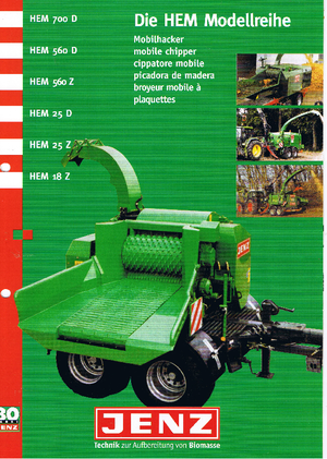 Déchiqueteuses de bois Jenz HEM 18 Z