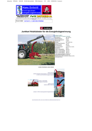 Déchiqueteuses de bois Junkkari HJ 260 G