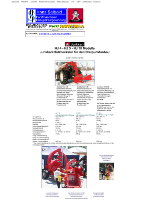 Déchiqueteuses de bois Junkkari HJ 4 M