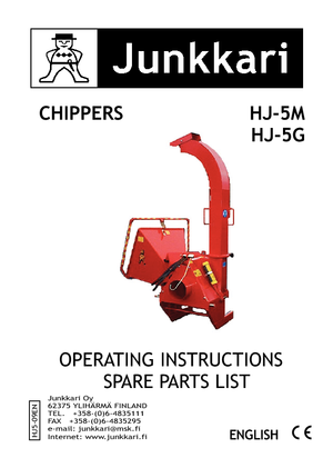Déchiqueteuses de bois Junkkari HJ 5 M