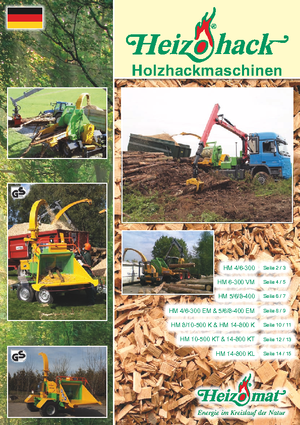 Déchiqueteuses de bois Heizohack HM 10-500 KTL