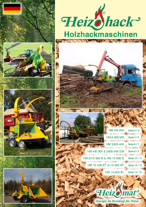 Déchiqueteuses de bois Heizohack HM 8-400 EM