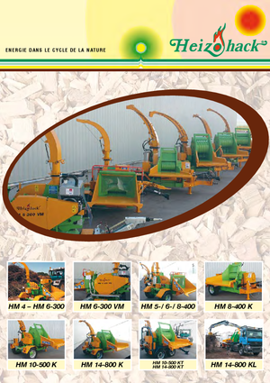 Déchiqueteuses de bois Heizohack HM 5-400