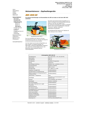 Déchiqueteuses de bois JBM JBM 1040 ZX