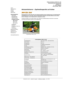 Déchiqueteuses de bois JBM JBM 521 ZAX