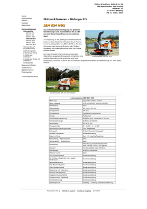 Déchiqueteuses de bois JBM JBM 624 MDX 26