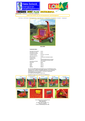 Déchiqueteuses de bois Loma K 30 HPMF