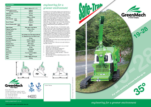 Déchiqueteuses de bois Green Mech STC 19-28 MK 2