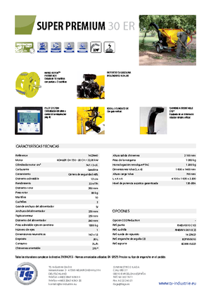 Déchiqueteuses de bois TS-Industrie Super Premium 30 ER
