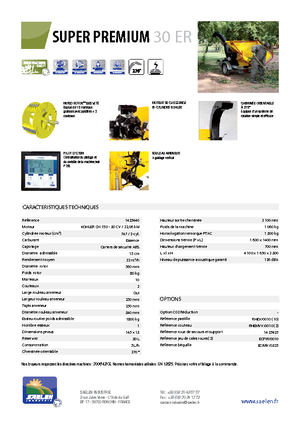 Déchiqueteuses de bois TS-Industrie Super Premium 30 ER