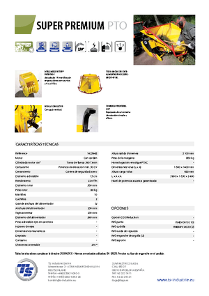 Déchiqueteuses de bois TS-Industrie Super Premium PTO