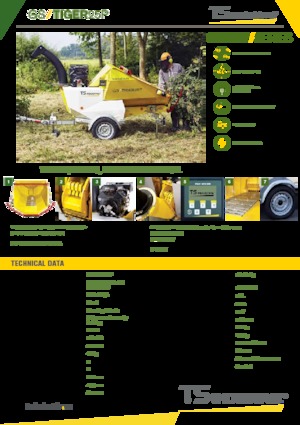 Déchiqueteuses de bois TS-Industrie Tiger 25 P