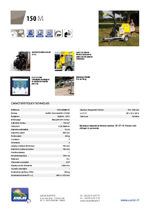 Déchiqueteuses de bois TS-Industrie TS 150 M