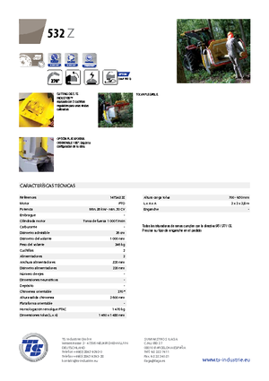 Déchiqueteuses de bois TS-Industrie TS 532 Z