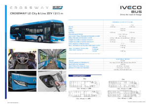 Bus urbain Iveco Crossway LE City 12m ZEV