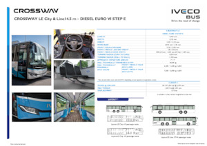 Bus urbain Iveco Crossway LE City 14,5m