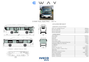 Bus urbain Iveco E-way 10,7 m