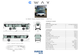 Bus urbain Iveco E-way 10,7 m