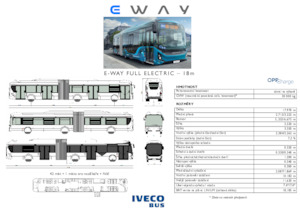 Bus urbain Iveco E-way 18 m