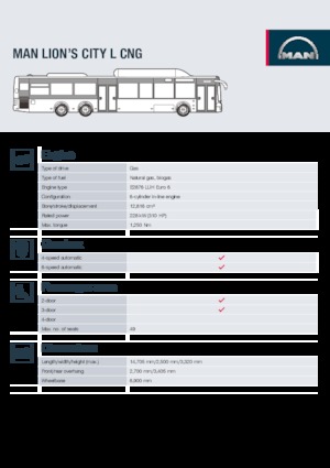 Bus urbain MAN Lion’s City L