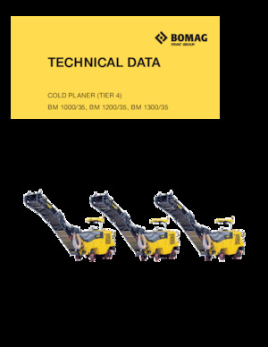 Découpeuse de chaussée Bomag BM 1200/35