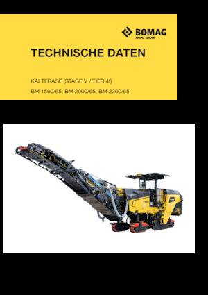 Découpeuse de chaussée Bomag BM 2000/65